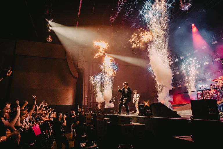 Shinedown performing live at AEC Theatre in Adelaide